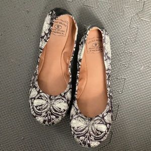Lucky brand Blue Jean America flexible flats